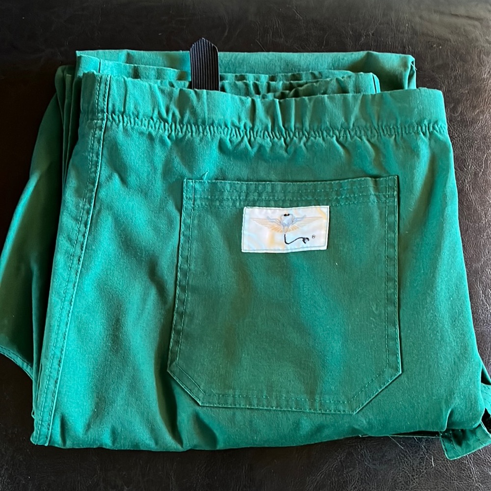 Aviator scrubs set, large green